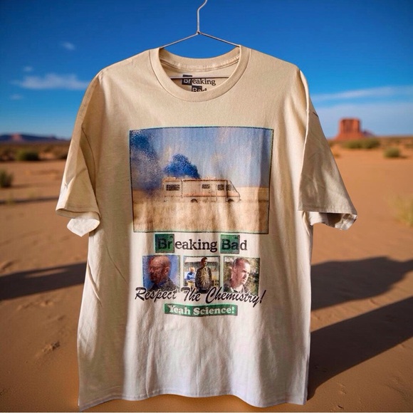Breaking Bad Graphic Tee | Ripple Junction | Size L | Beige - Picture 1 of 7